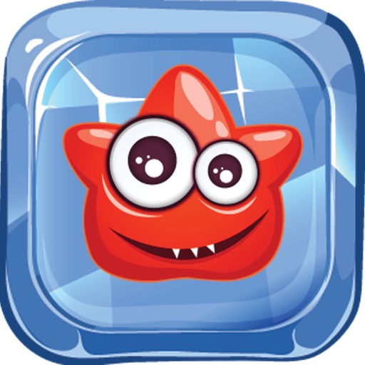 Cute cartoon jumping to collect stars iOS App