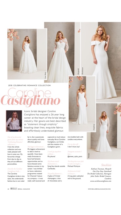 Belle Bridal magazine screenshot 3