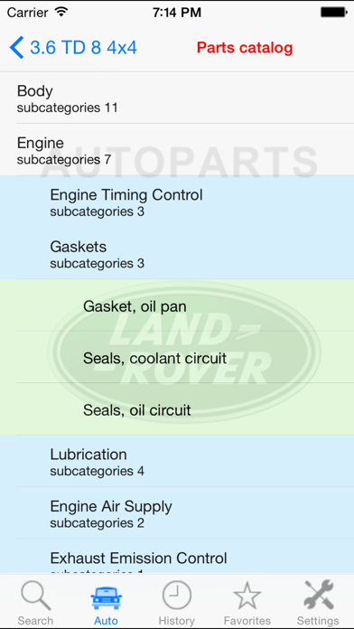 Autoparts for Land Rover Screenshot 3