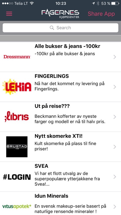 Fagernes Kjøpesenter screenshot-3