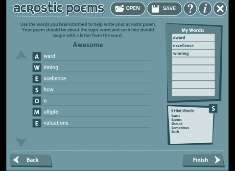 Acrostic Poem screenshot 4