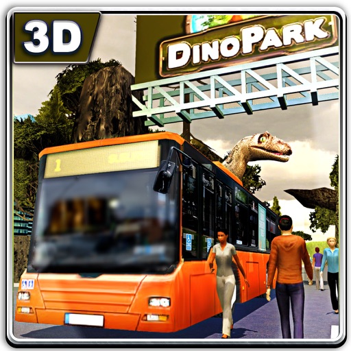 Dino Park Bus Tour - 3D Driver Icon
