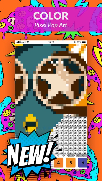 Resonate Psykologisk Frank Worthley Pop Art: Pixel Coloring Game by Danylo Herasymovych