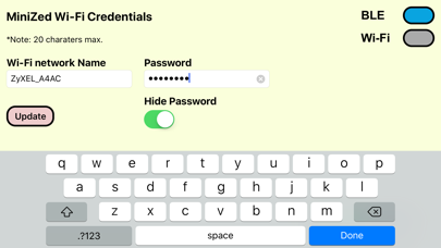 How to cancel & delete Avnet MiniZed BLE from iphone & ipad 3