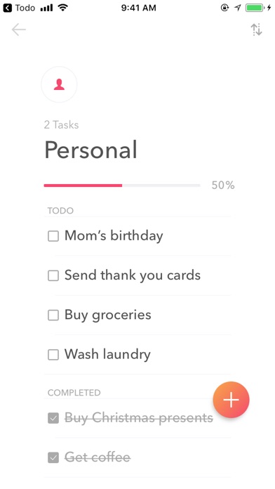 Todo Lists: Organize your life screenshot 2