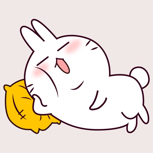 Funny Bunny Animated Stickers Icon