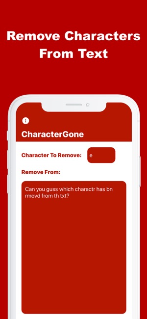 CharacterGone: Remove Letters(圖1)-速報App