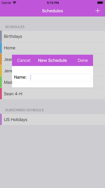 Simple Schedule Viewer