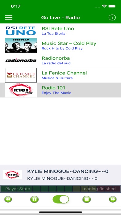 GoLive Radio screenshot 2