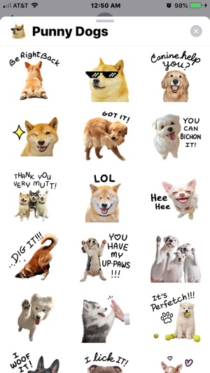 # Punny Dogs Animated Stickers(圖2)-速報App