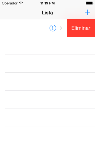 Lista - náhled