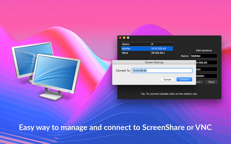 Easy VNC and Screens Sharing screenshot 2