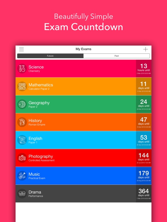 Exam Countdown screenshot