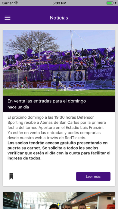 Defensor Sporting Club Oficial screenshot 3