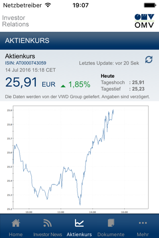 OMV Investor Relations 2.0 screenshot 3