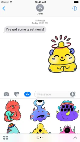 Game screenshot Monstermoji - Emoji Stickers hack