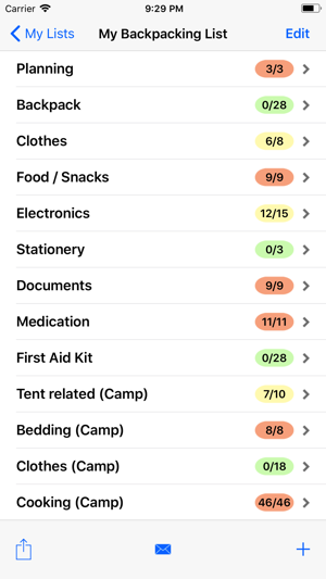 Backpacking Checklist(圖2)-速報App