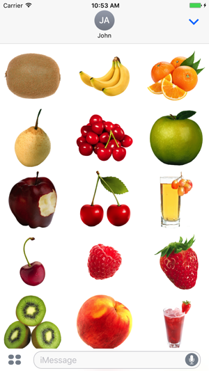 Fruits Pack for iMessage!(圖2)-速報App