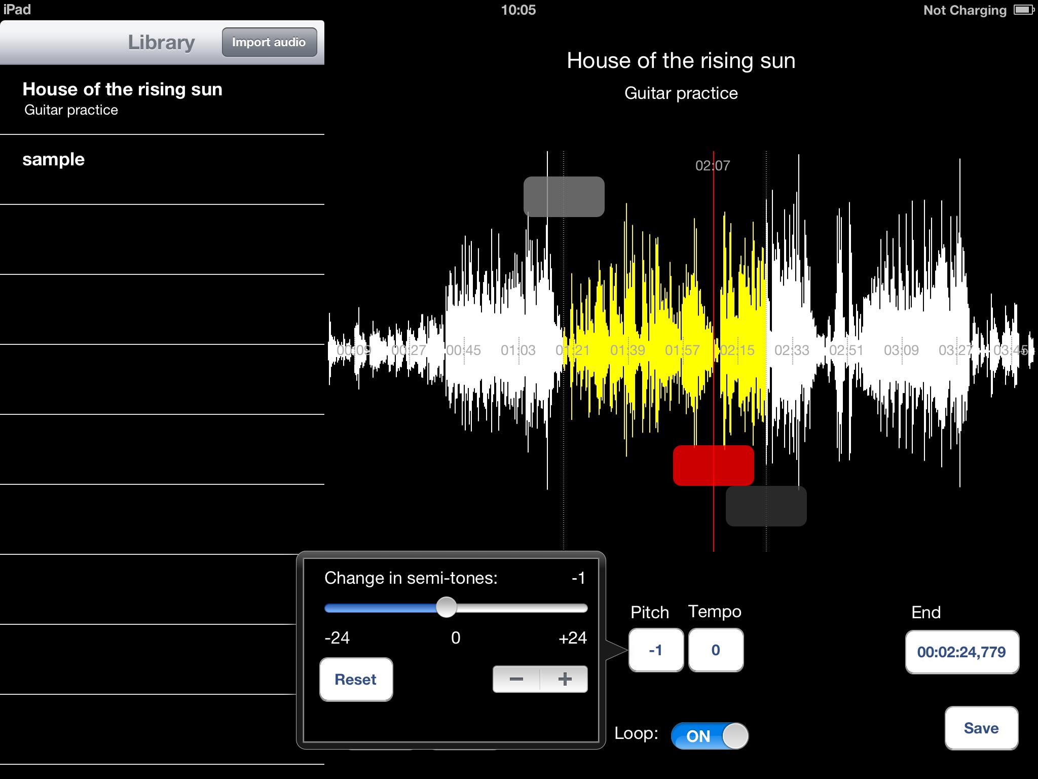 Music Speed Changer for iPad screenshot 2