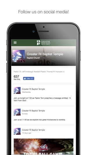 Greater Rhode Island Baptist(圖2)-速報App