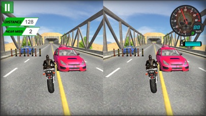 VR Street Moto Bike Race screenshot 4
