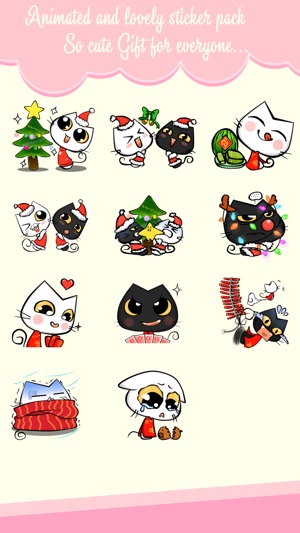 Xmas & New Year Animated Cat(圖2)-速報App