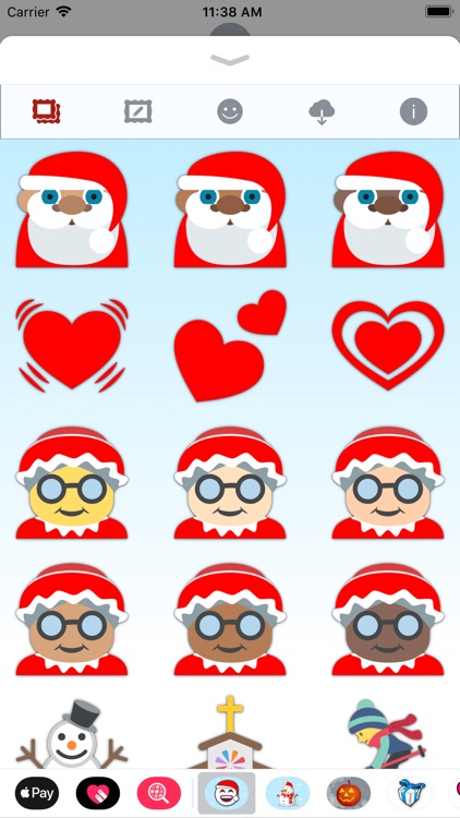 christmas emoji stickers by ghislain fortin christmas emoji stickers screenshot 7