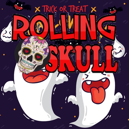 Rolling Calavera Sugar Skull Icon