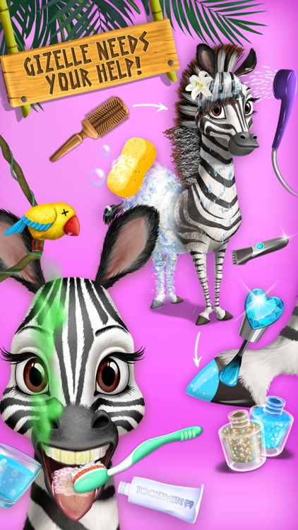 Jungle Animal Hair Salon 2 screenshot-4