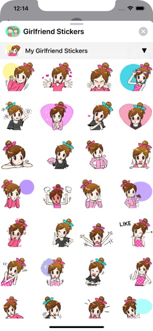 Girlfriend Sticker(圖3)-速報App