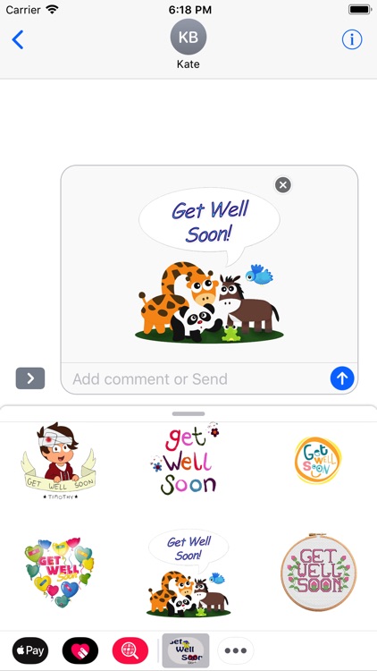 Get Well Soon Stickers 2018