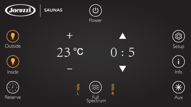 Jacuzzi® Sauna Connect App