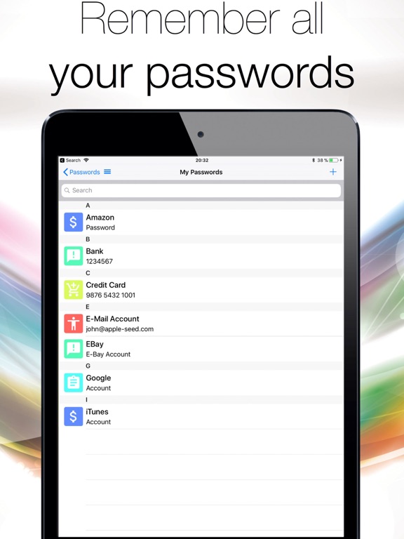 CloudySafe 2 Lite iPad CloudySafe 2 Lite iPad