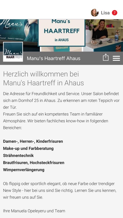 Manu's Haartreff Ahaus