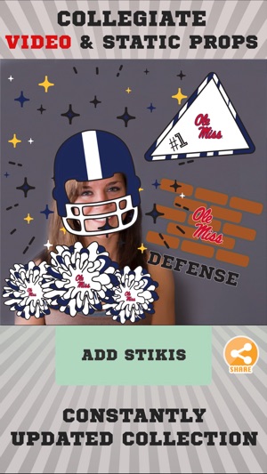 Ole Miss Rebels Animated Selfie Stickers(圖2)-速報App