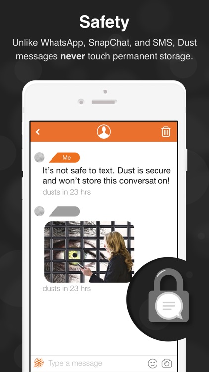 Dust - a safer place to text