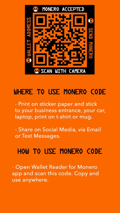Wallet Reader for Monero App