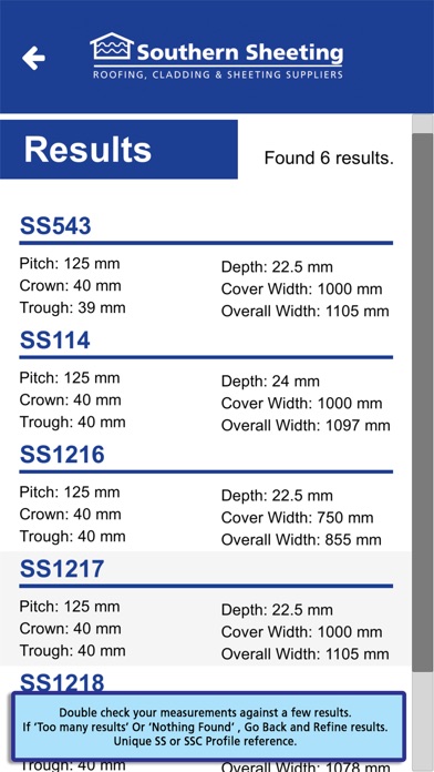 Southern Sheeting App screenshot 3