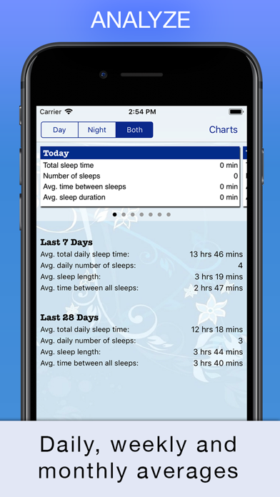 Baby Sleep Timer - Record & analyse your baby's sleep schedule & routine Screenshot 5