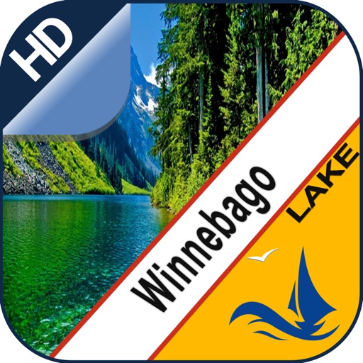 Lake Winnebago gps offline nautical chart icon