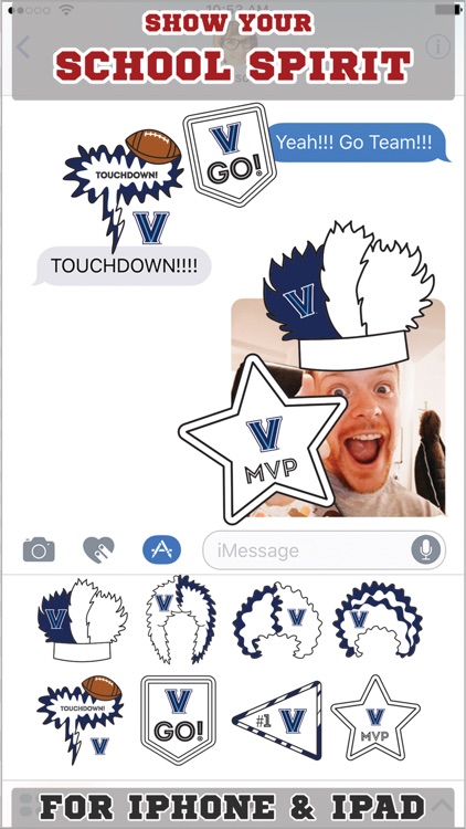 Villanova Wildcats Stickers for iMessage