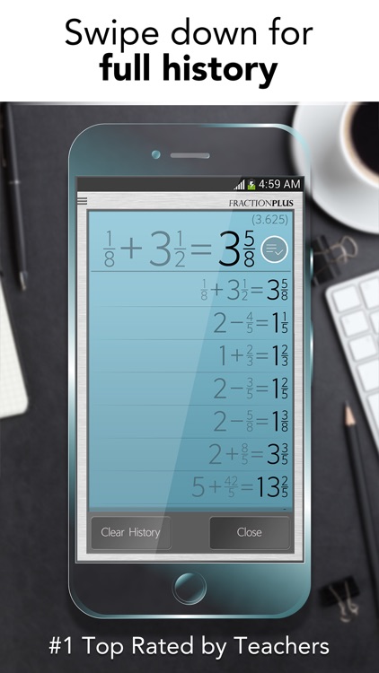 Fraction Calculator Plus - Get it right every time