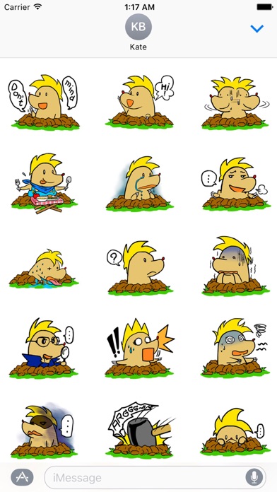 A Groundhog In A Hole Sticker screenshot 2