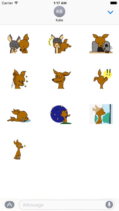 Miniature Pinscher Dog Emoji screenshot 3