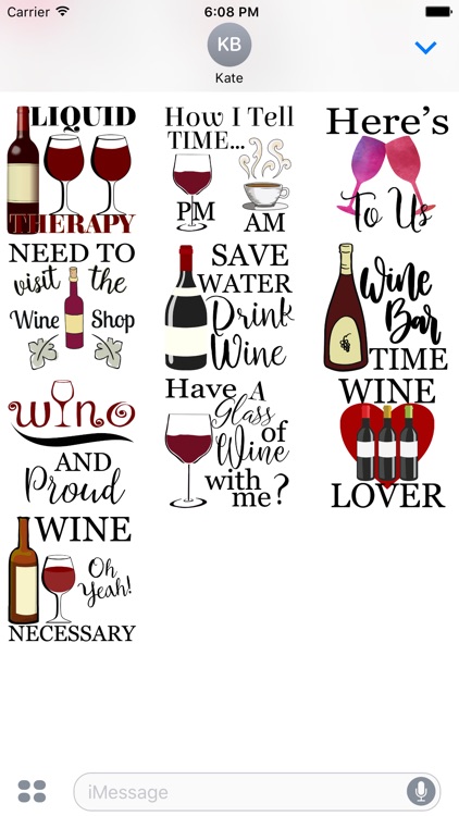 Wine Lovers Stickers screenshot-3