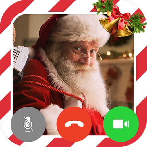 Video Call from Santa Claus Icon