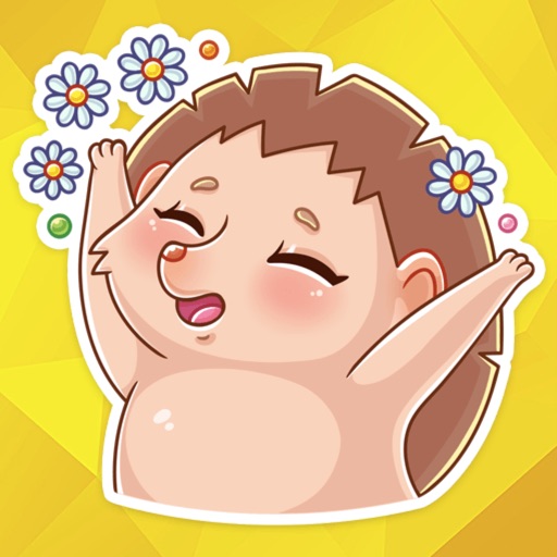 Cutie Hedgehog Stickers icon
