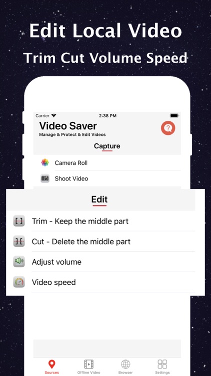 Video Saver - Edit Manager