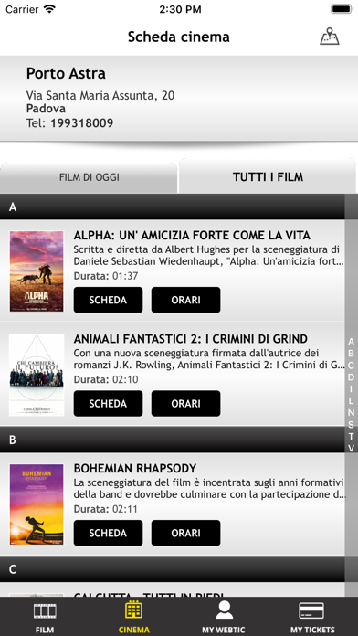 How to cancel & delete Webtic Porto Astra Cinema from iphone & ipad 2