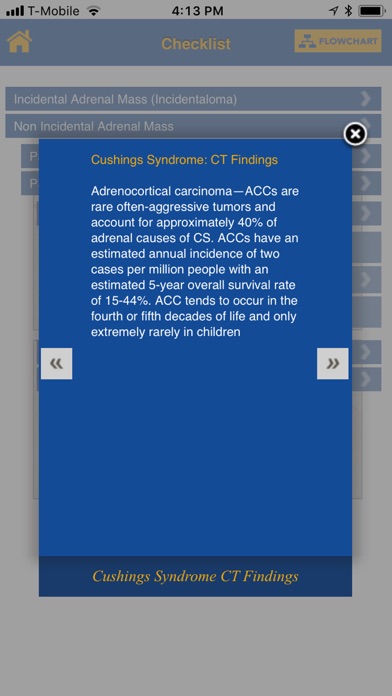 CTisus Adrenal Mass Checklist screenshot 3
